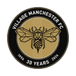 Village Manchester FC crest, celebrating 30 years 1996 to 2026